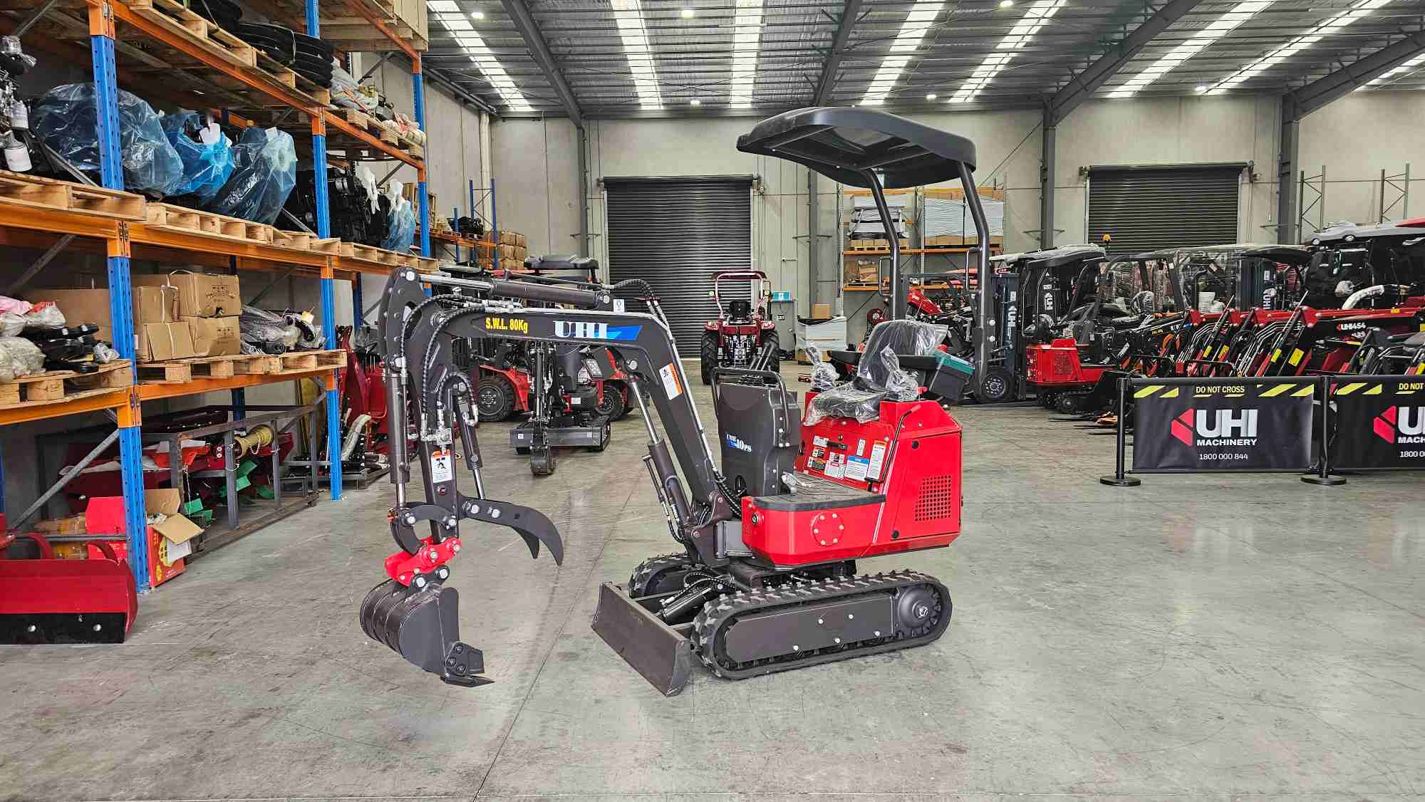 UME10PS 1 Ton Mini Excavator | UHI Machinery - Image 6
