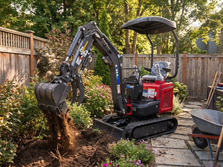 UME10P Mini Excavator from UHI, (UME10P) - UHI Machinery Aus