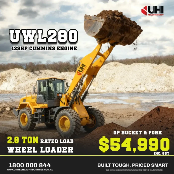 UHI UWL280 wheel loader