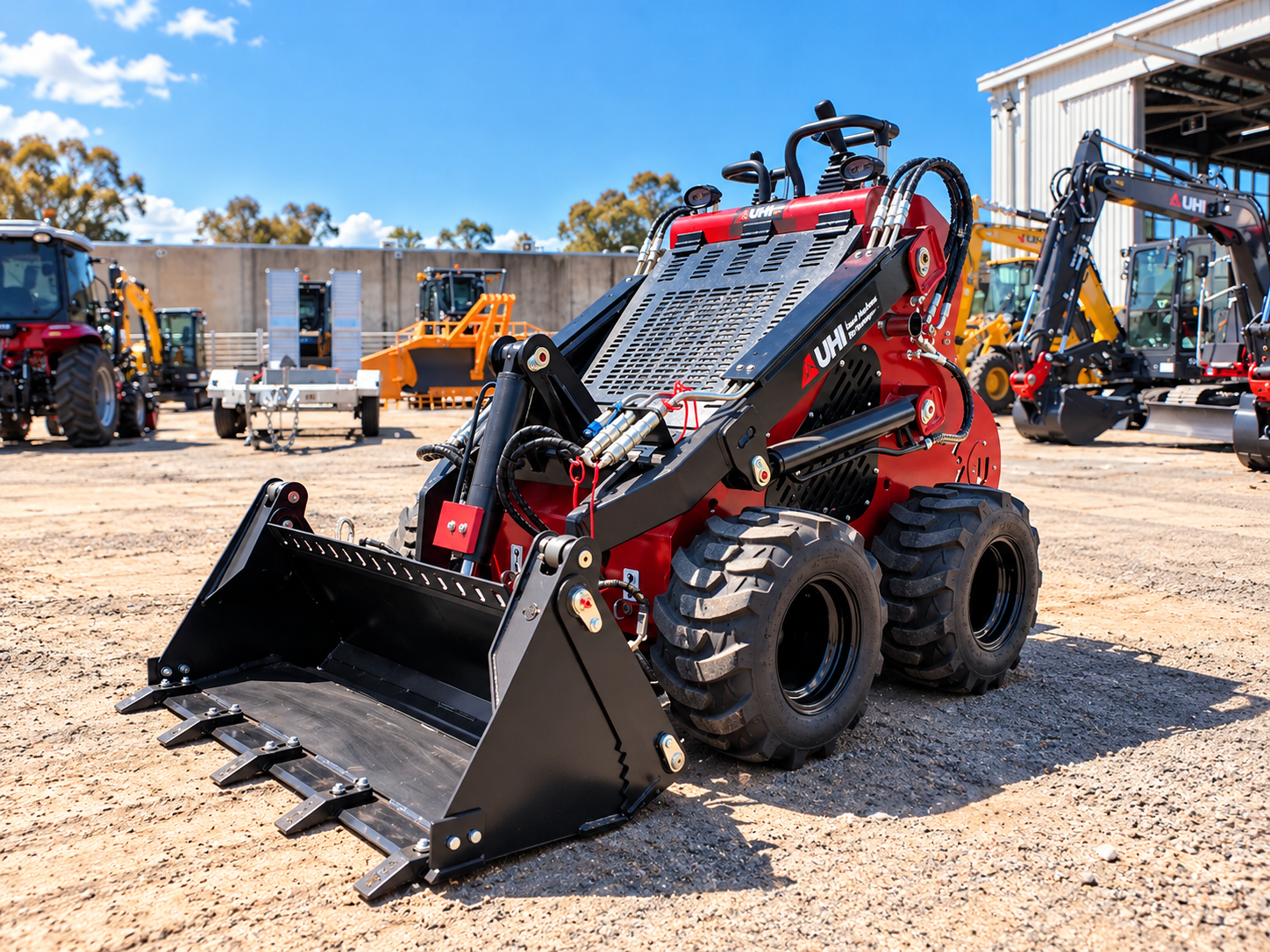 30DJ Mini Loader with Joystick Control | UHI Machinery
