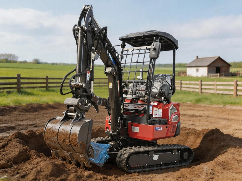 UME22 Mini Excavator from UHI, (UME22) - UHI Machinery Aus