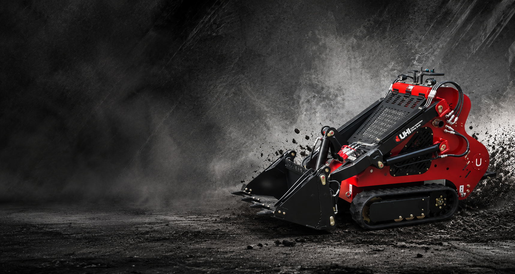 UHI mini loader working on an Australian site