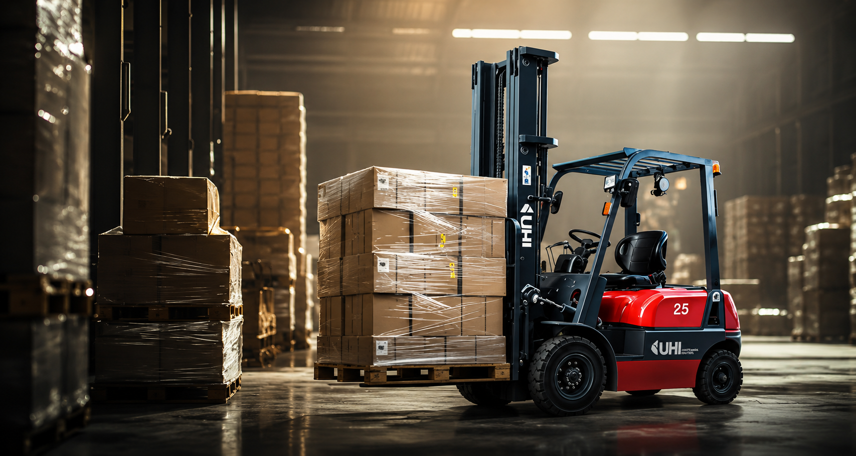 UHI forklift operating on an Australian site