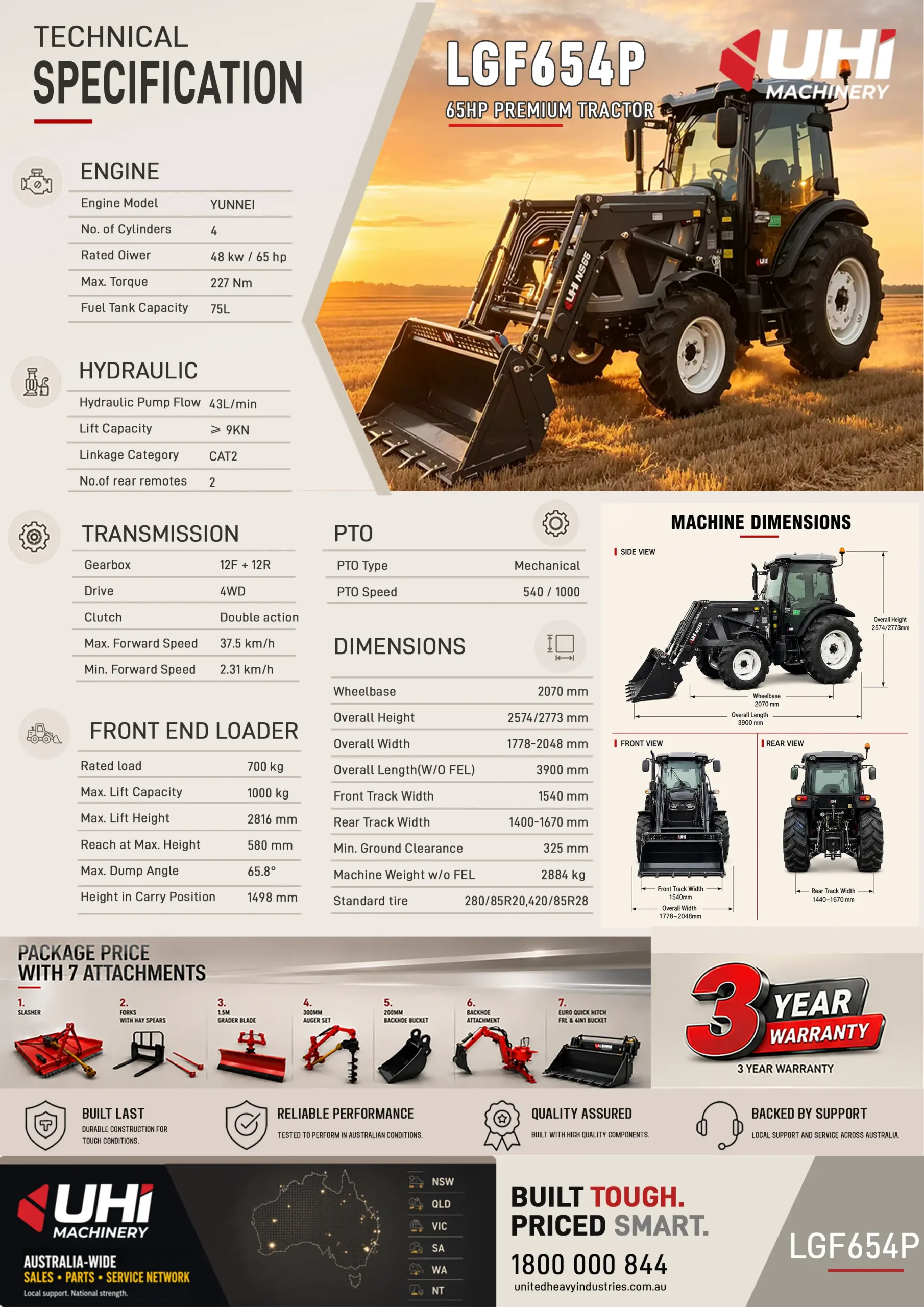 LGF654P Spec