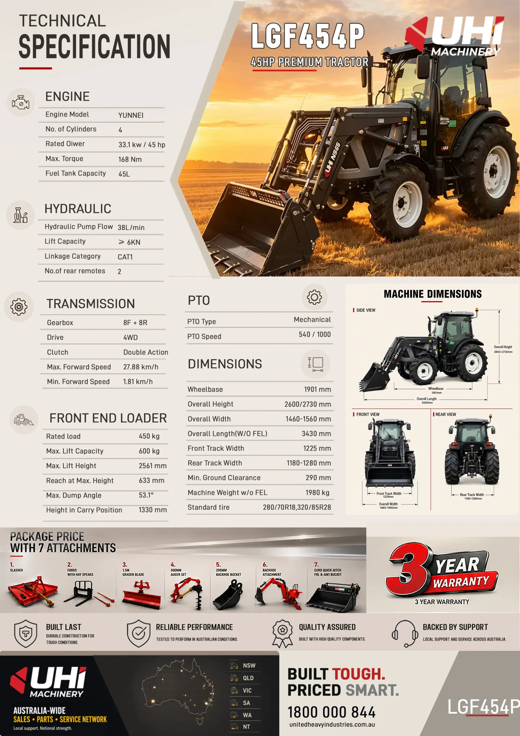 LGF654P Spec