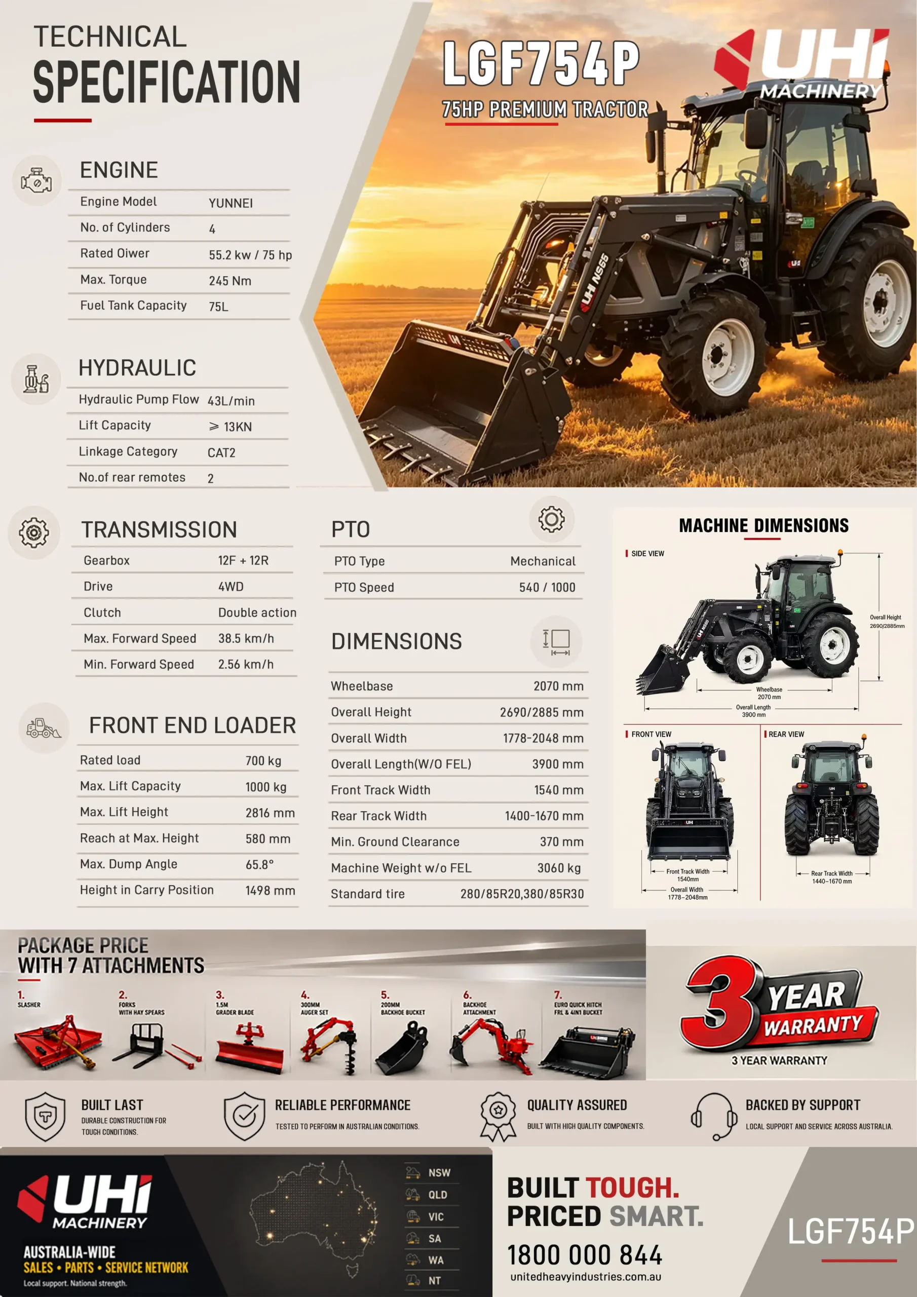 LGF754P Spec