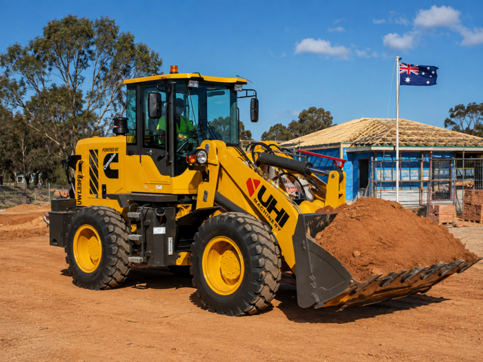 UWL250 2.5T Wheel Loader with 100HP Cummins Engine | UHI Machinery