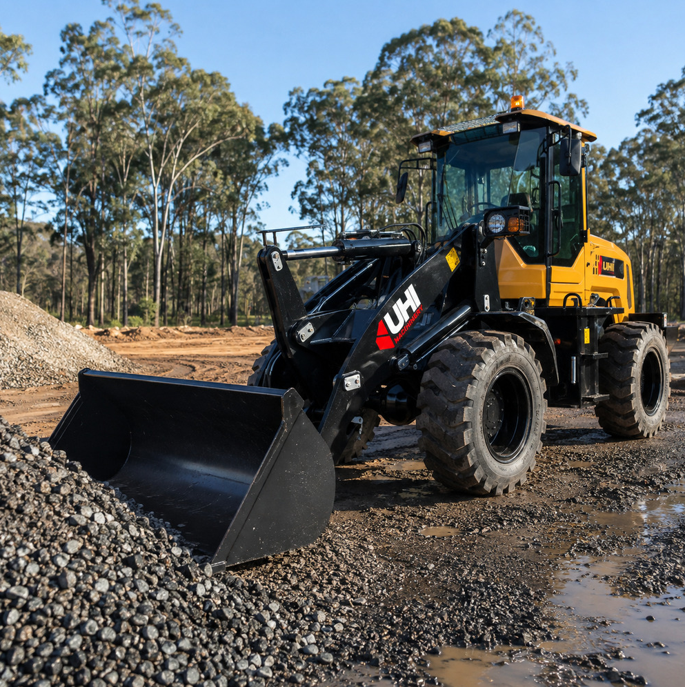 UHI wheel loader and attachment