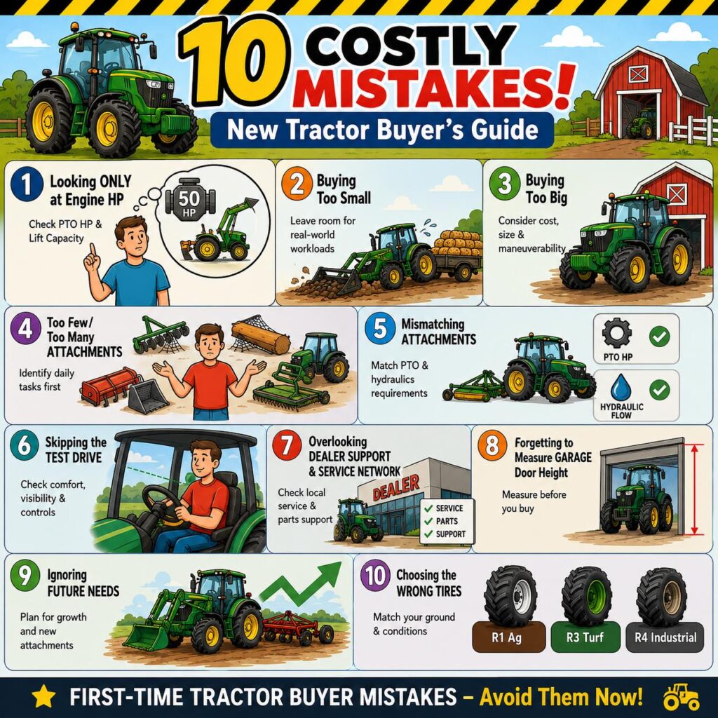 Mistakes First-Time Tractor Buyers Make