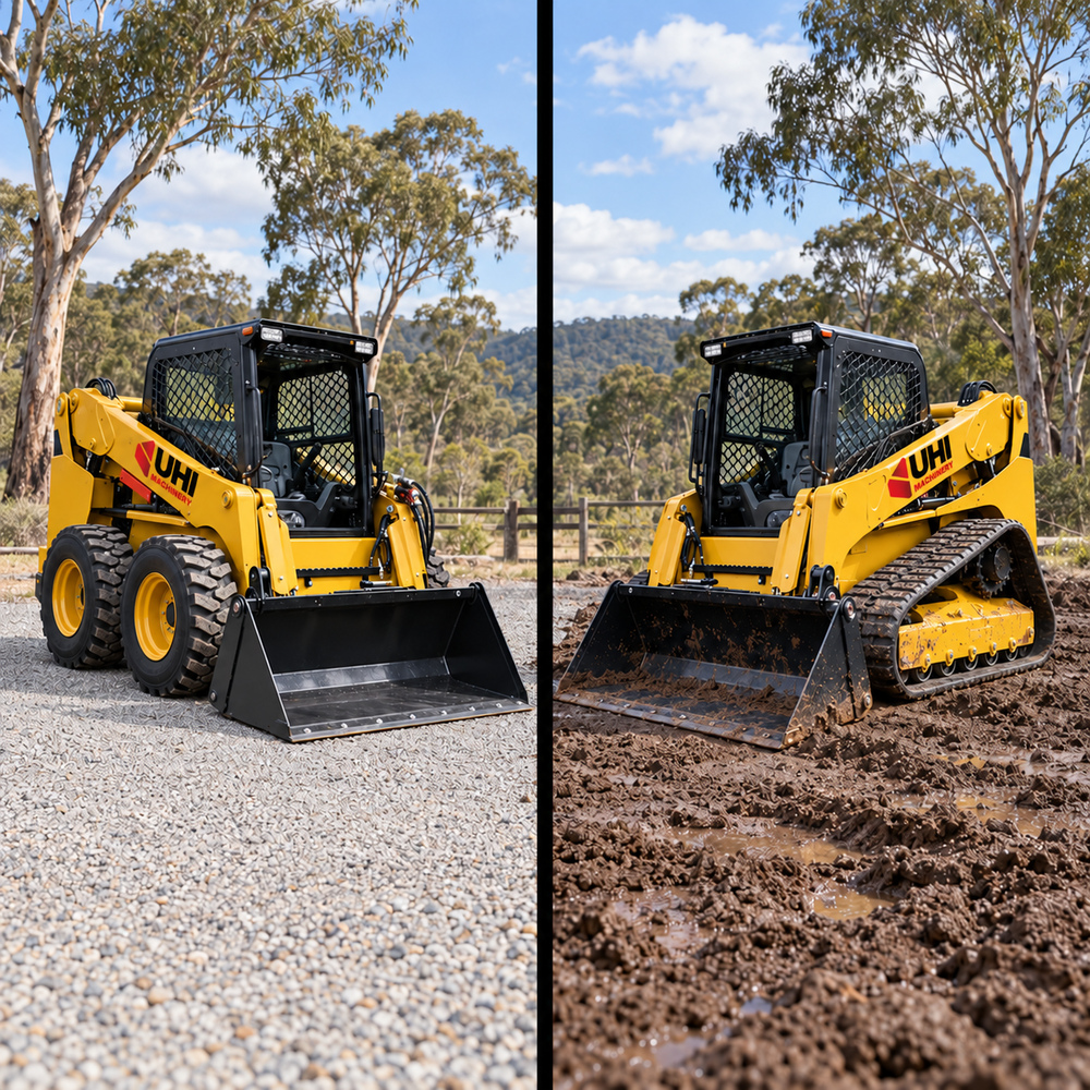 Wheeled vs Tracked Skid Steer Loader: Which Machine is Better for Australian Conditions?