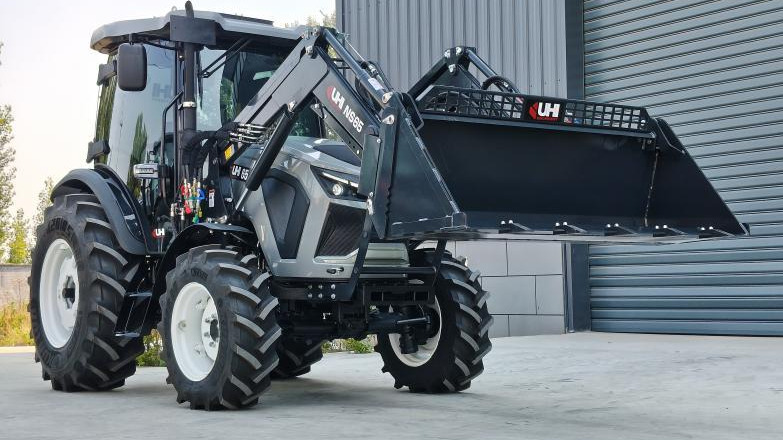LGF754P 75HP premium cab tractor with front-end loader