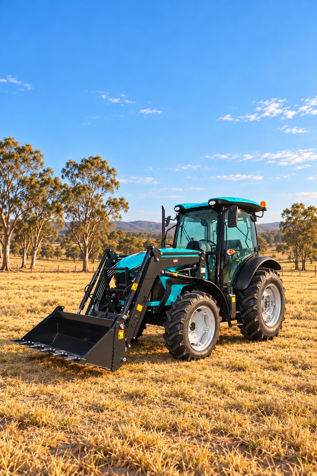 AUPAX 4075-H 75 HP tractor with front loader
