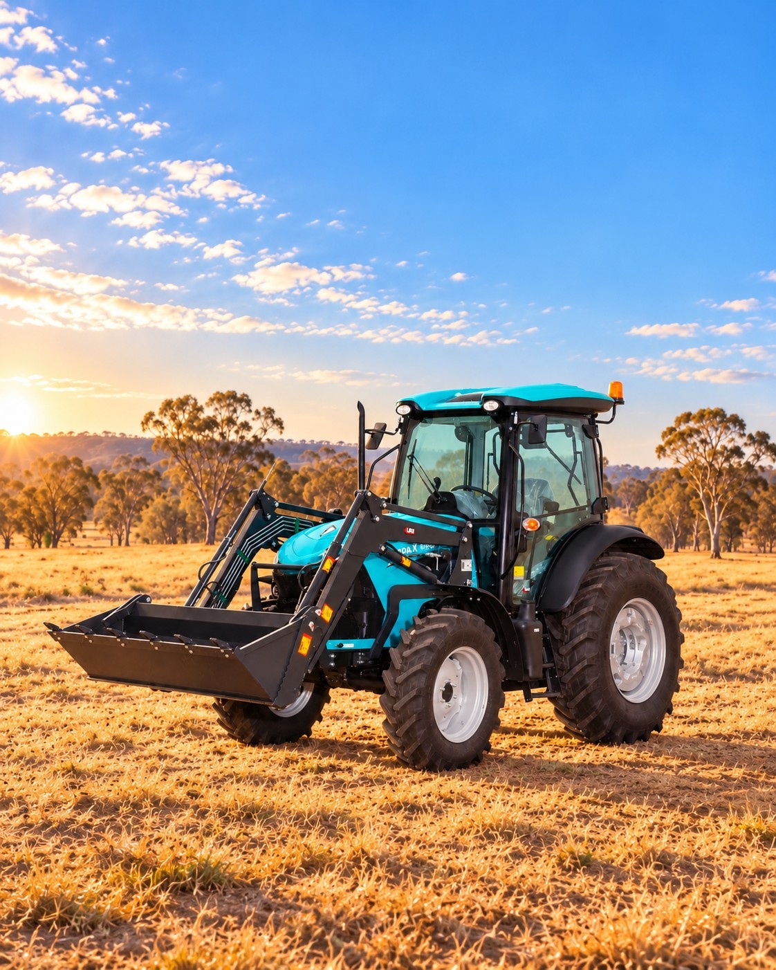 AUPAX 4090-H 90 HP tractor with front loader