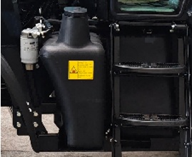 120 litre fuel tank and step area
