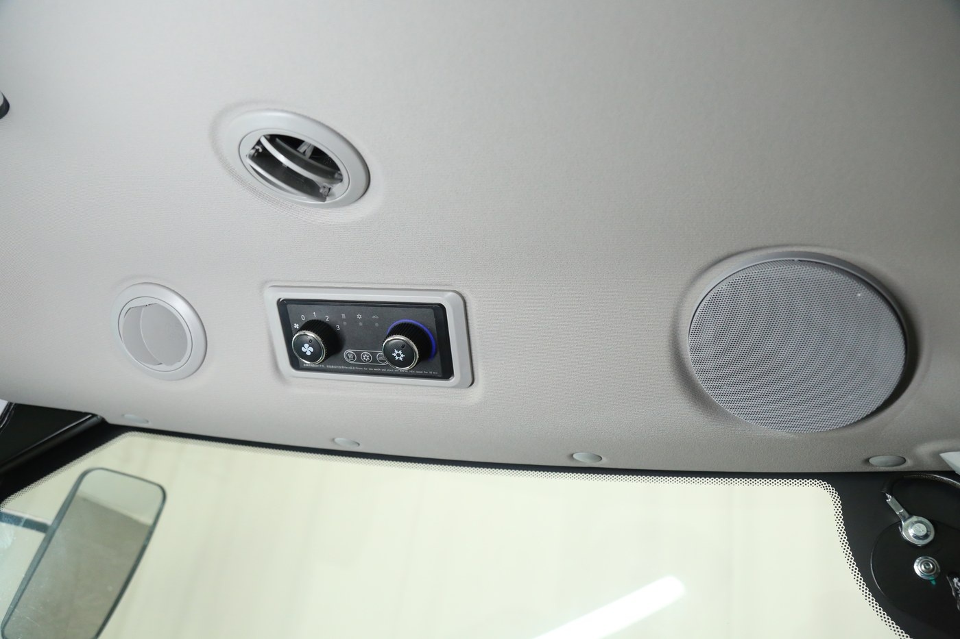Overhead radio and cab console