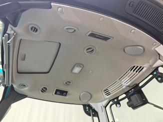 Cab roof skylight and interior headliner