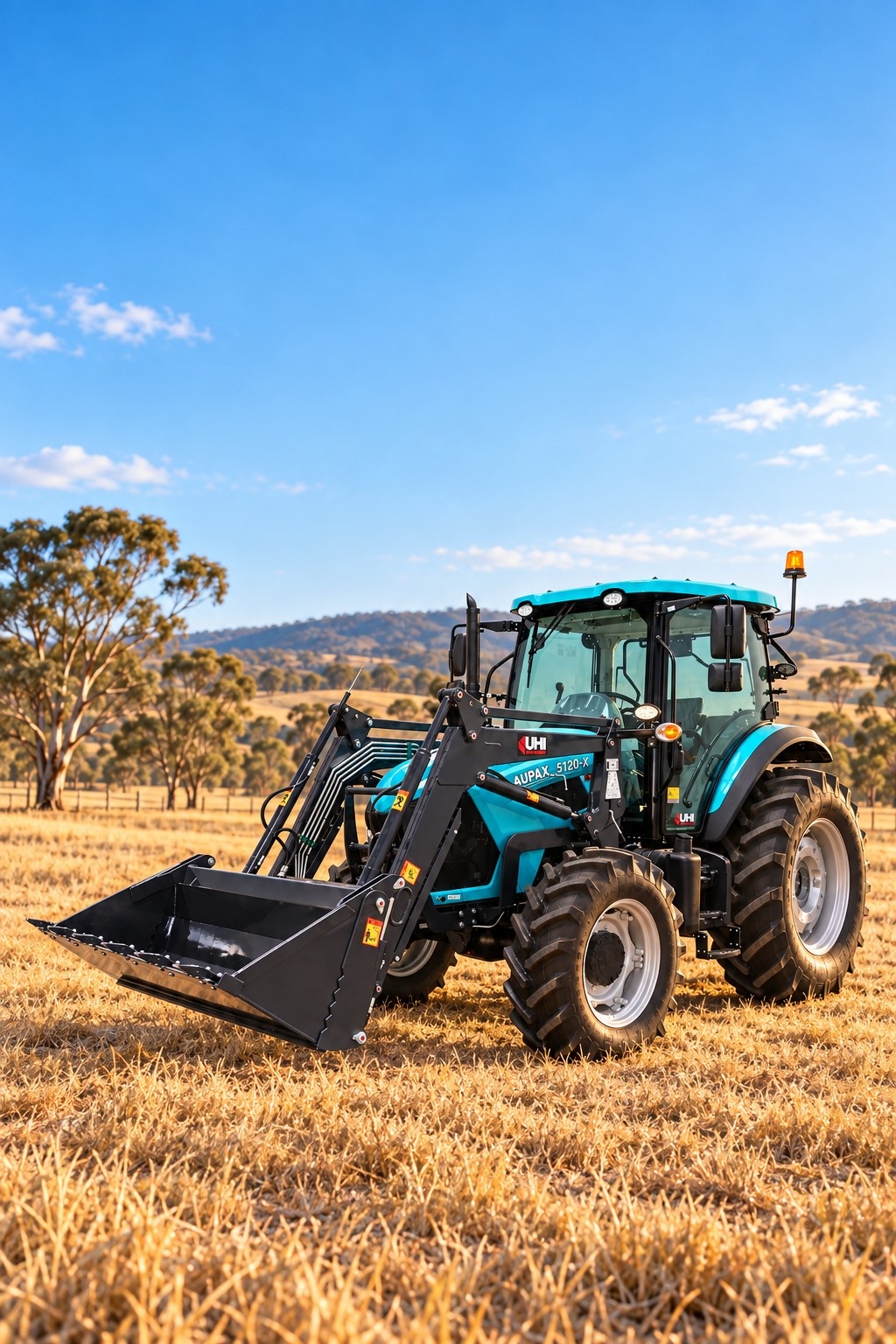 AUPAX 5120-X 120 HP tractor with front loader